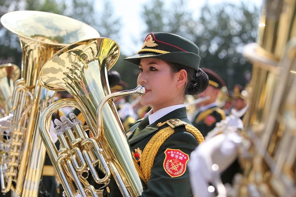 是纪念中国人民抗日战争暨世界反法西斯战争胜利70周年阅兵联合军乐团