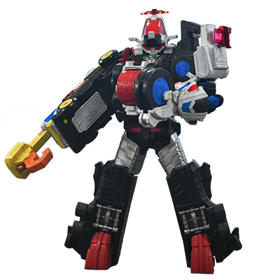 快盗战队鲁邦连者vs警察战队巡逻连者