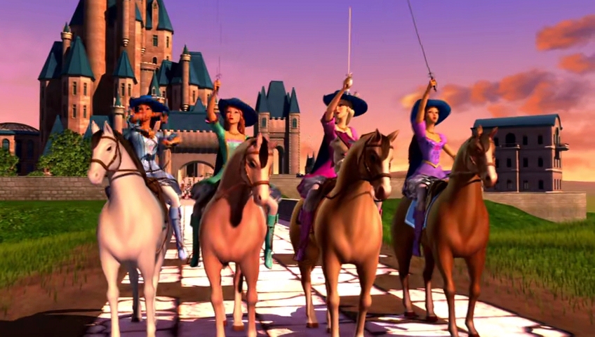 芭比公主三剑客