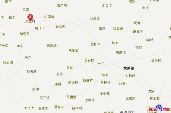  p>大土村当地人称"改江",位于江西省万载县黄茅镇西北边陲.
