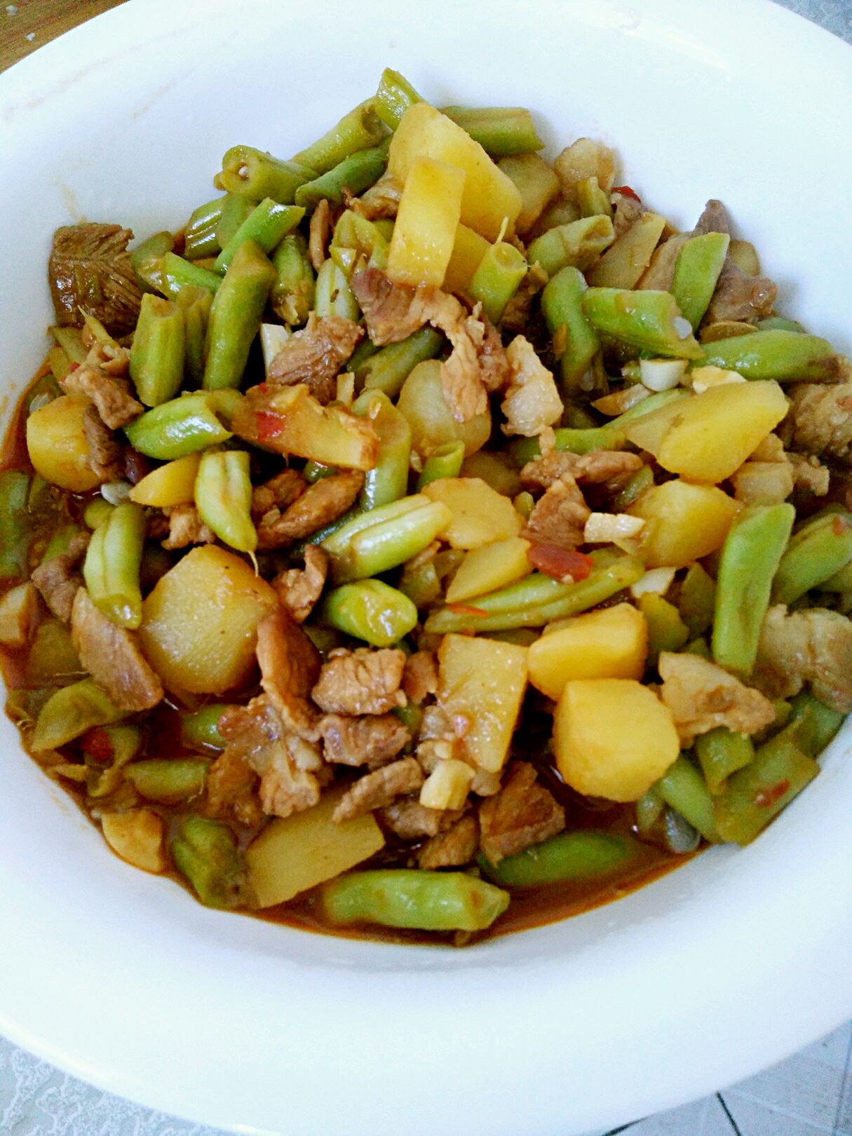 小土豆酱烧豆角