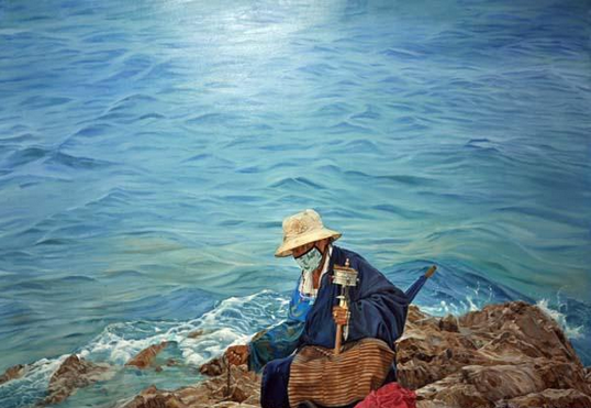  p>陶峰,艺名李易梵,画家.