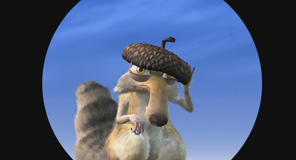 影片仅仅5分钟的时间,由松鼠斯克莱特唱主角,全然不顾自己安危,只为