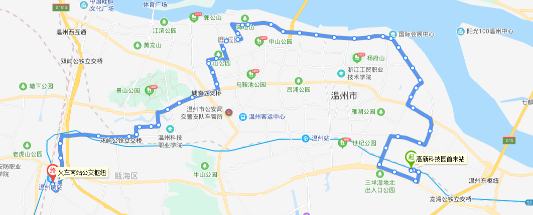 温州公交b108路