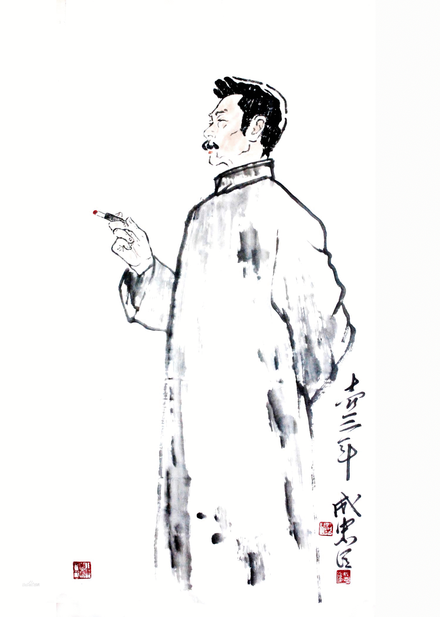  p>写意人物画就是 a href="#" data-lemmaid="4728833">水墨人物画 