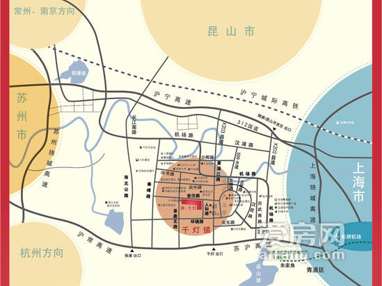  p data-id="gnhiyoteci">尚千灯位于昆山市千灯镇古镇与新镇发展轴线