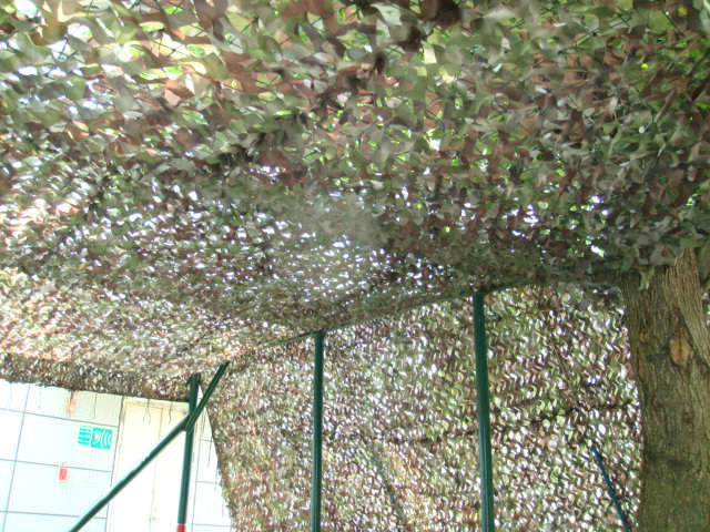  p>伪装网是一种重要的伪装遮障器材,在战场上是兵器装备,军事设施等