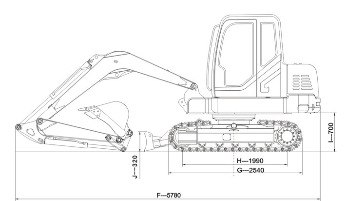普什重机pz60-7b挖掘机