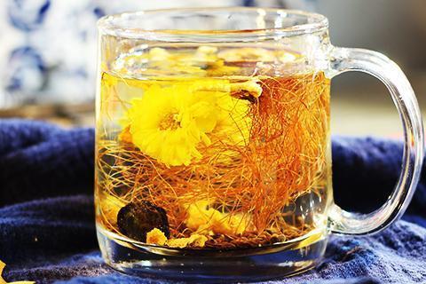 玉米须菊明茶羹