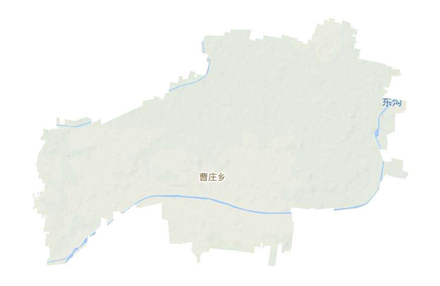 <p>曹庄乡地形图