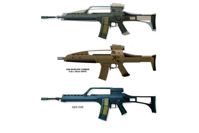 xm8轻型突击步枪