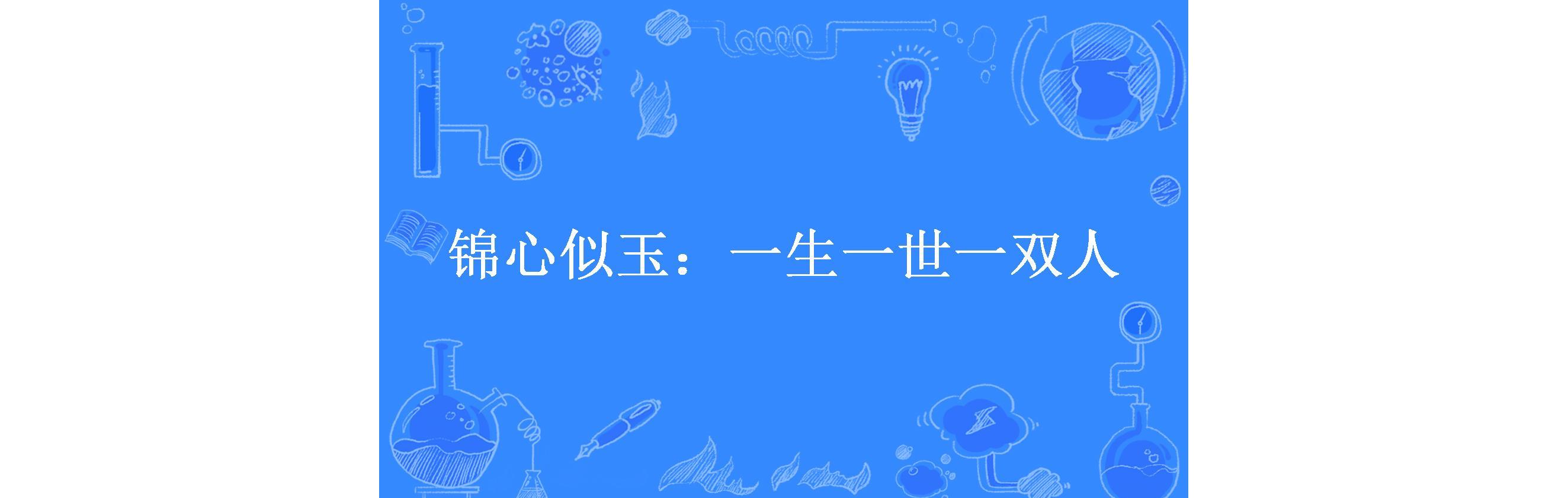 锦心似玉:一生一世一双人