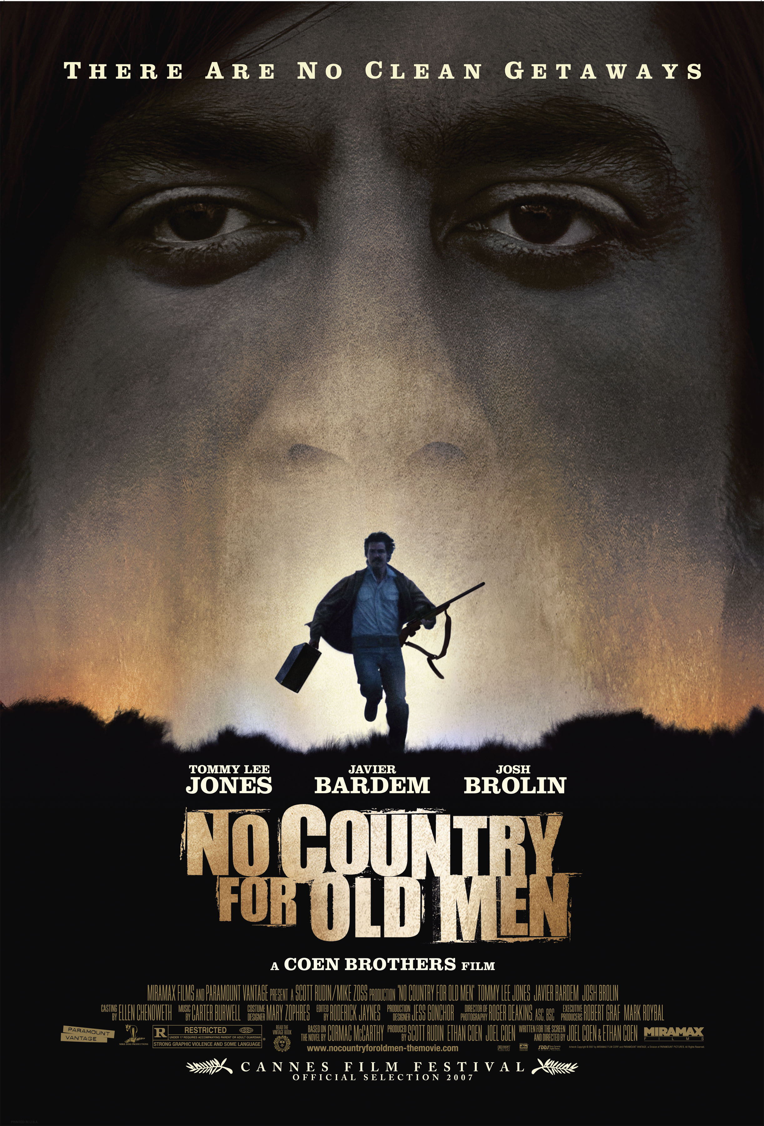 老无所依》(no country for old men)是派拉蒙出品的一部时装西部电影