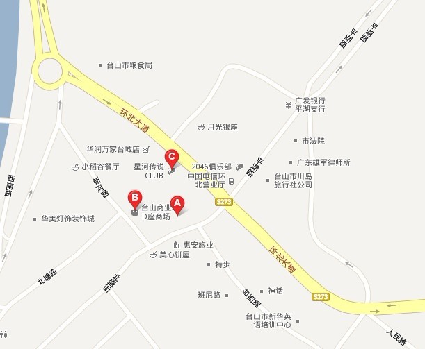  p>台山商业城又名台城商业城,位于中心旧城区与城北新城区的交接点上