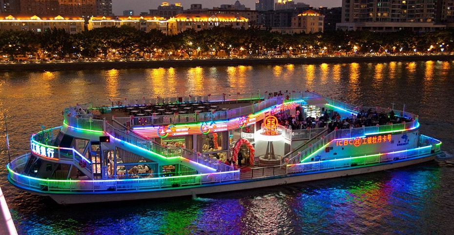 珠江夜游芳村码头