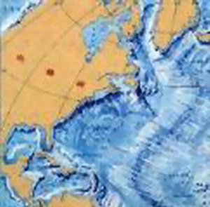  p>大陆坡介于大陆架 和大洋底之间,大陆架是大陆的一部分,大洋底是