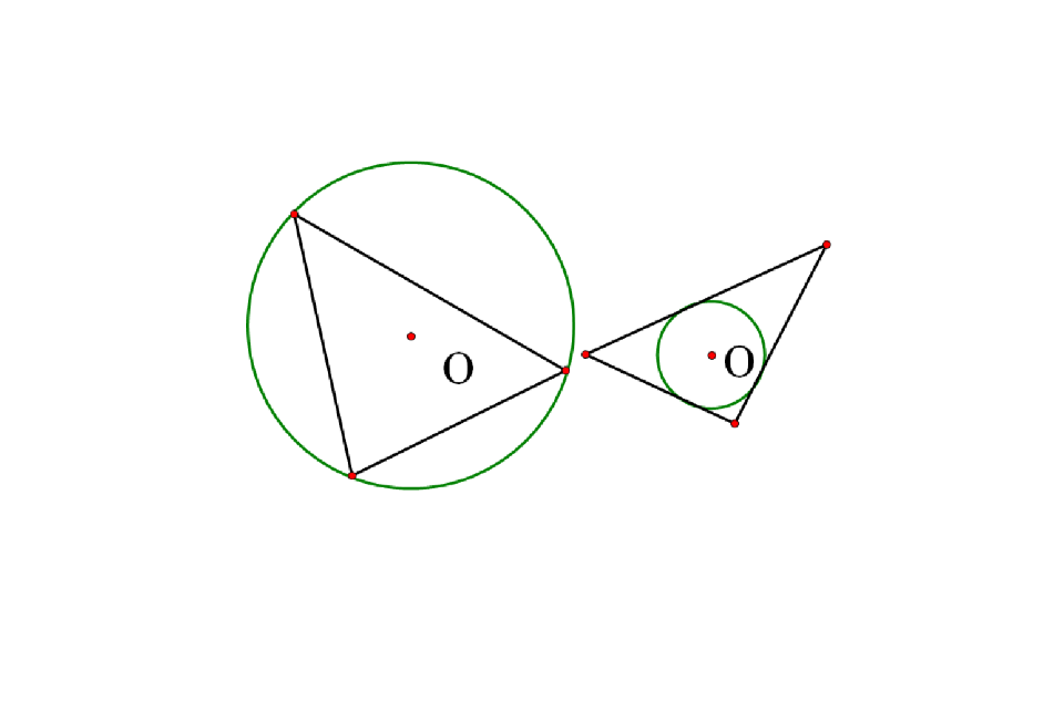 data-lemmaid="9983108">外接圆 /a>,表示三角形外接圆半径的方法有:1