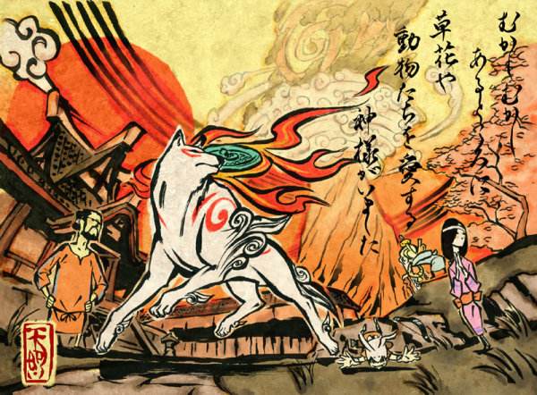 大神》的背景故事：天照大神和勾镜剑三神器_百科TA说