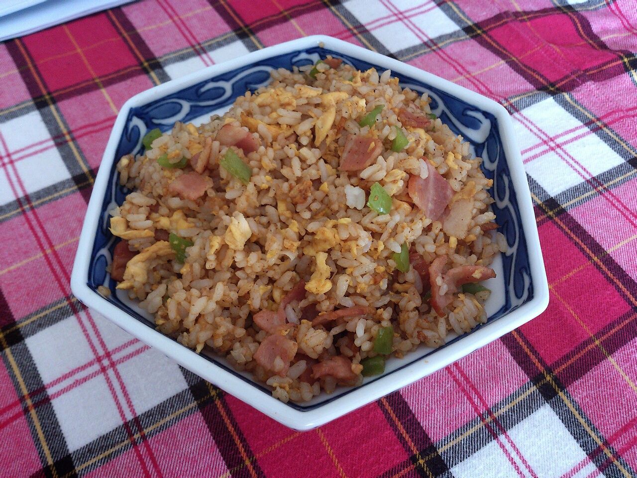 黑胡椒培根炒饭