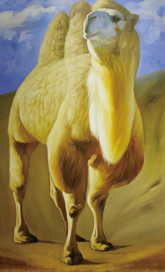 data-lemmaid="305391">中央戏剧学院 /a>,创作了《骆驼》系列油画
