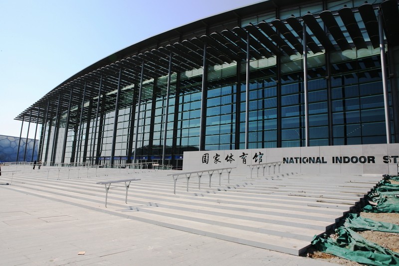  p>国家体育馆(national indoor stadium)位于北京奥林匹克公园中心区