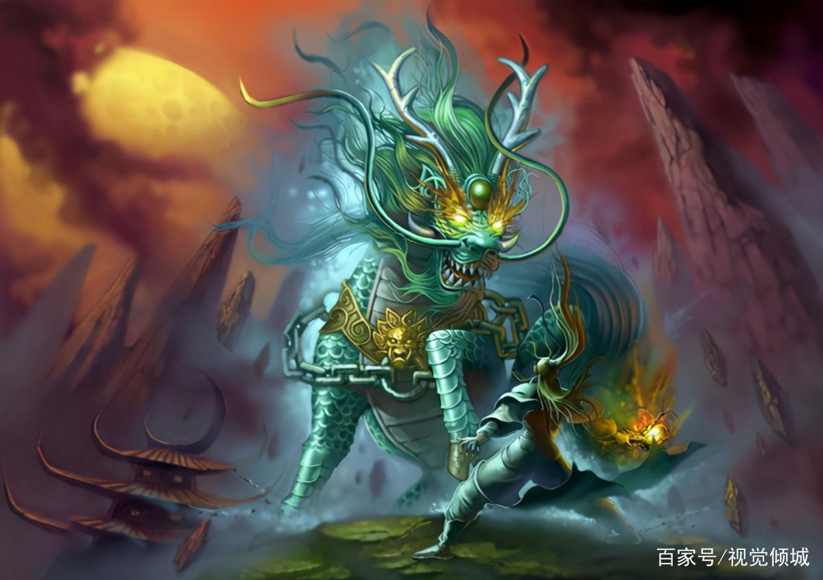 古代神话中的麒麟：火麒麟是炎帝坐骑，闻太师的墨麒麟战力极强！_百科TA说
