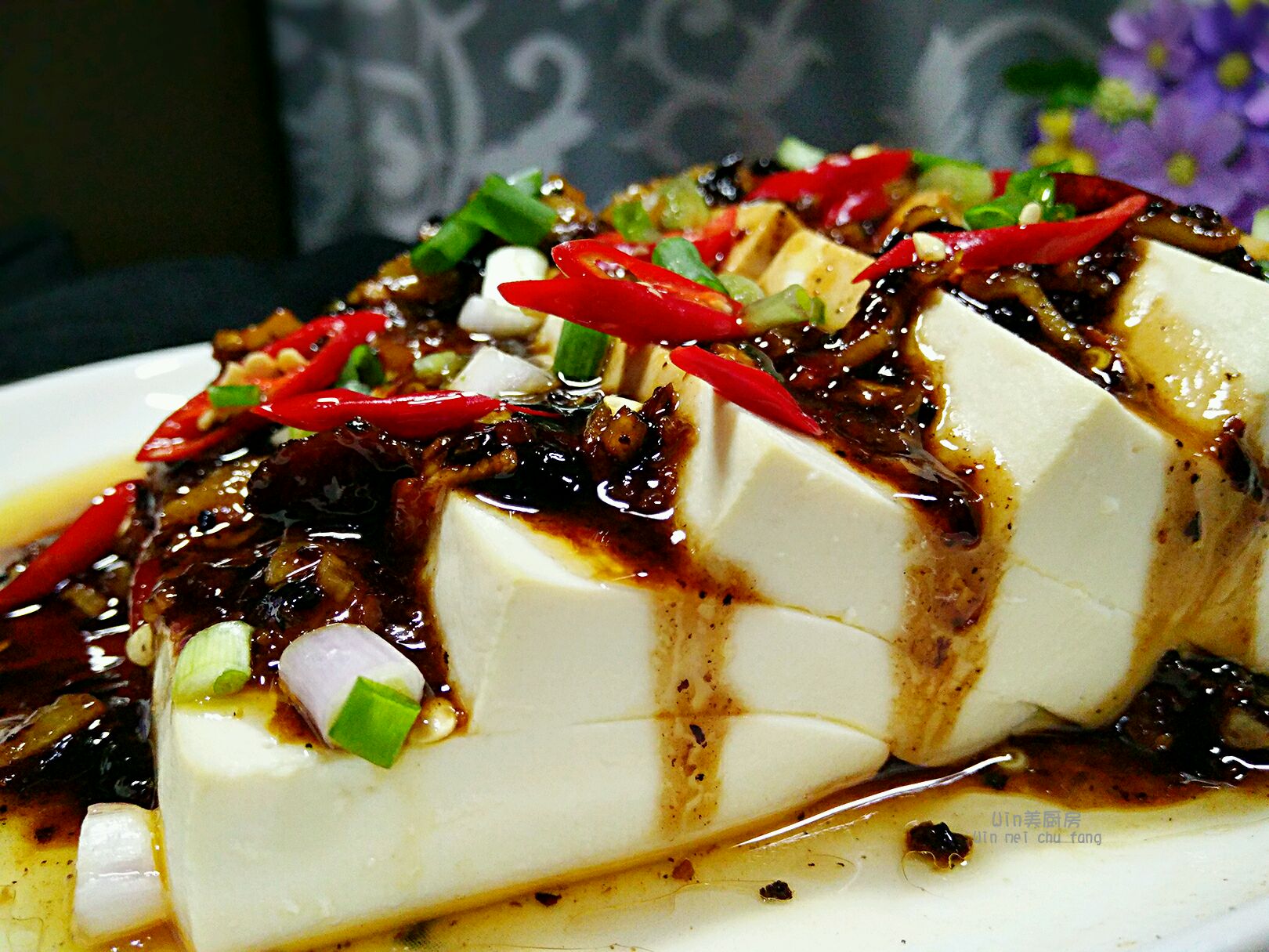 豆豉辣椒煮豆腐