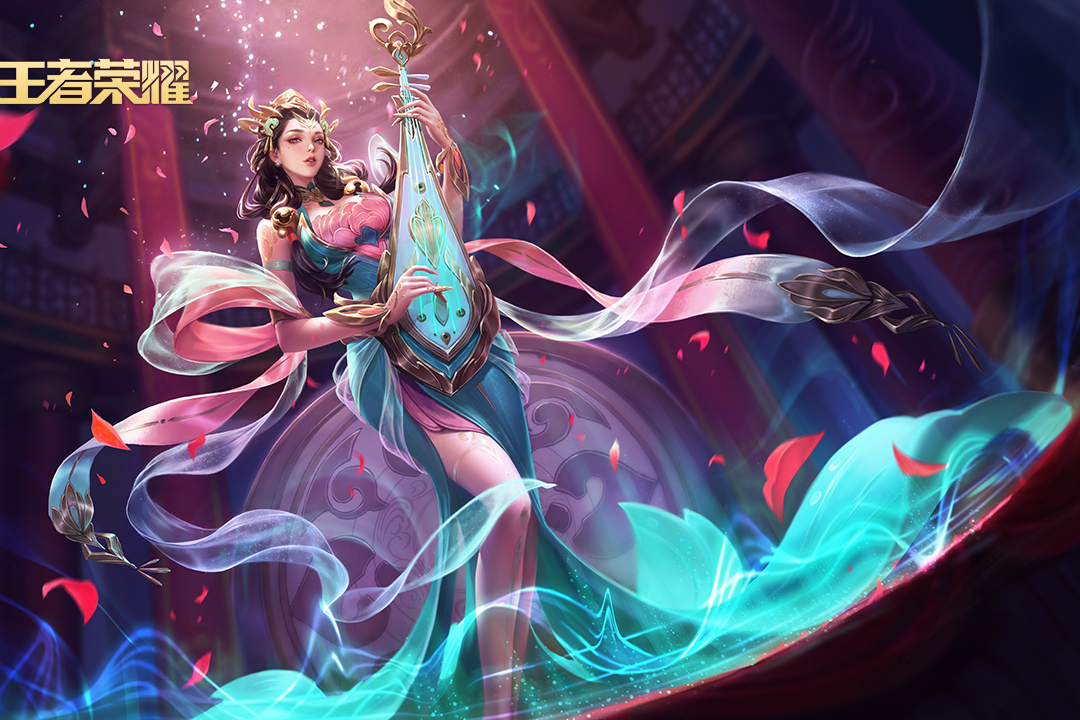 中的一位女性英雄角色,琵琶是她的象征,原型是唐朝美女 a