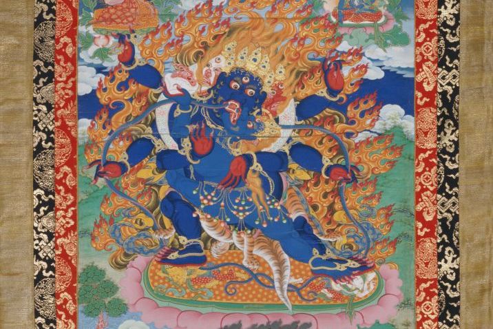 大轮手持金刚菩萨唐卡