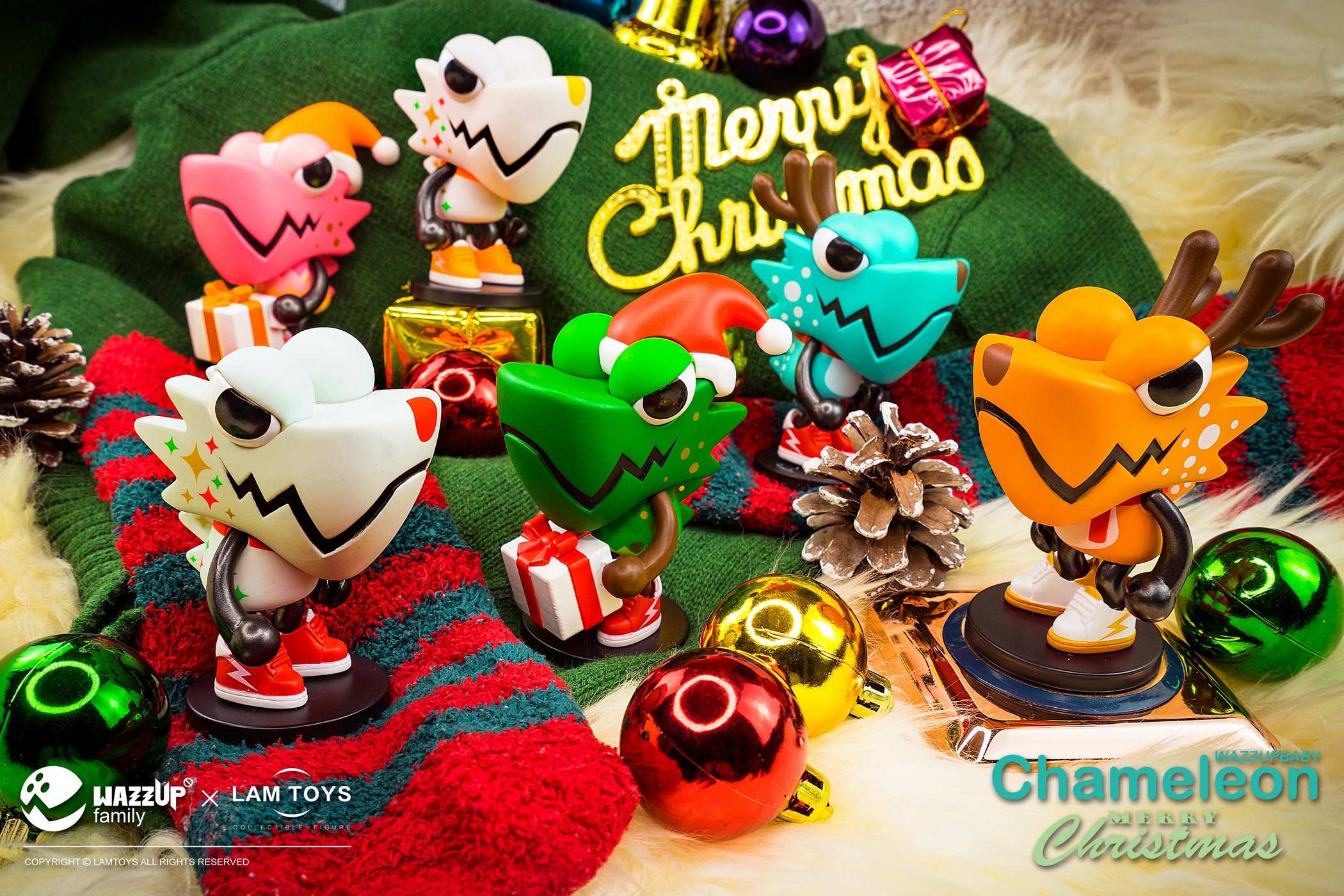  p>wazzupfamily lamtoys 变色龙盲盒圣诞版是一款手