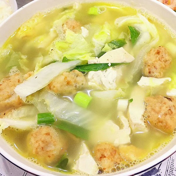 白菜豆腐丸子