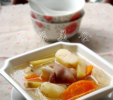 马蹄竹蔗羊腿汤
