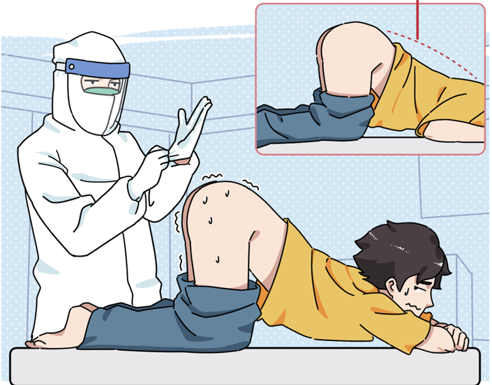 肛门拭子检查法