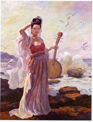 擅长油画,工笔重彩,壁画. /p>