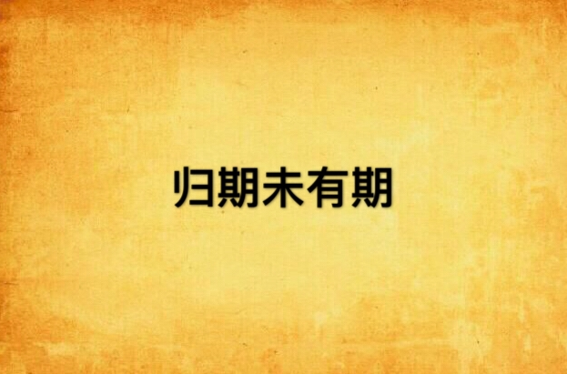 归期未有期