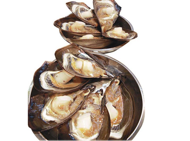 北方称鲜贝.带子是广东话的叫法,俗称骚蛤.