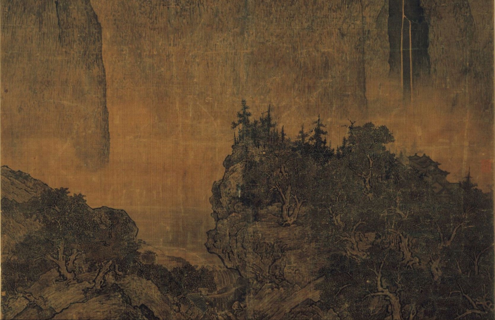 范宽《溪山行旅图》
