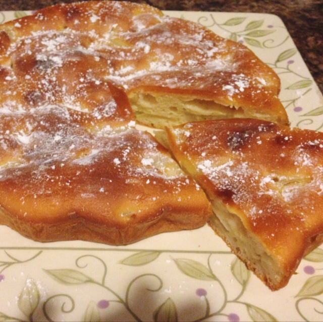 酸奶苹果海绵蛋糕