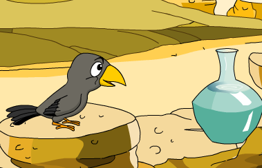 不是论语,不是成语,而是一则以西方寓言故事为内容的课文——《乌鸦