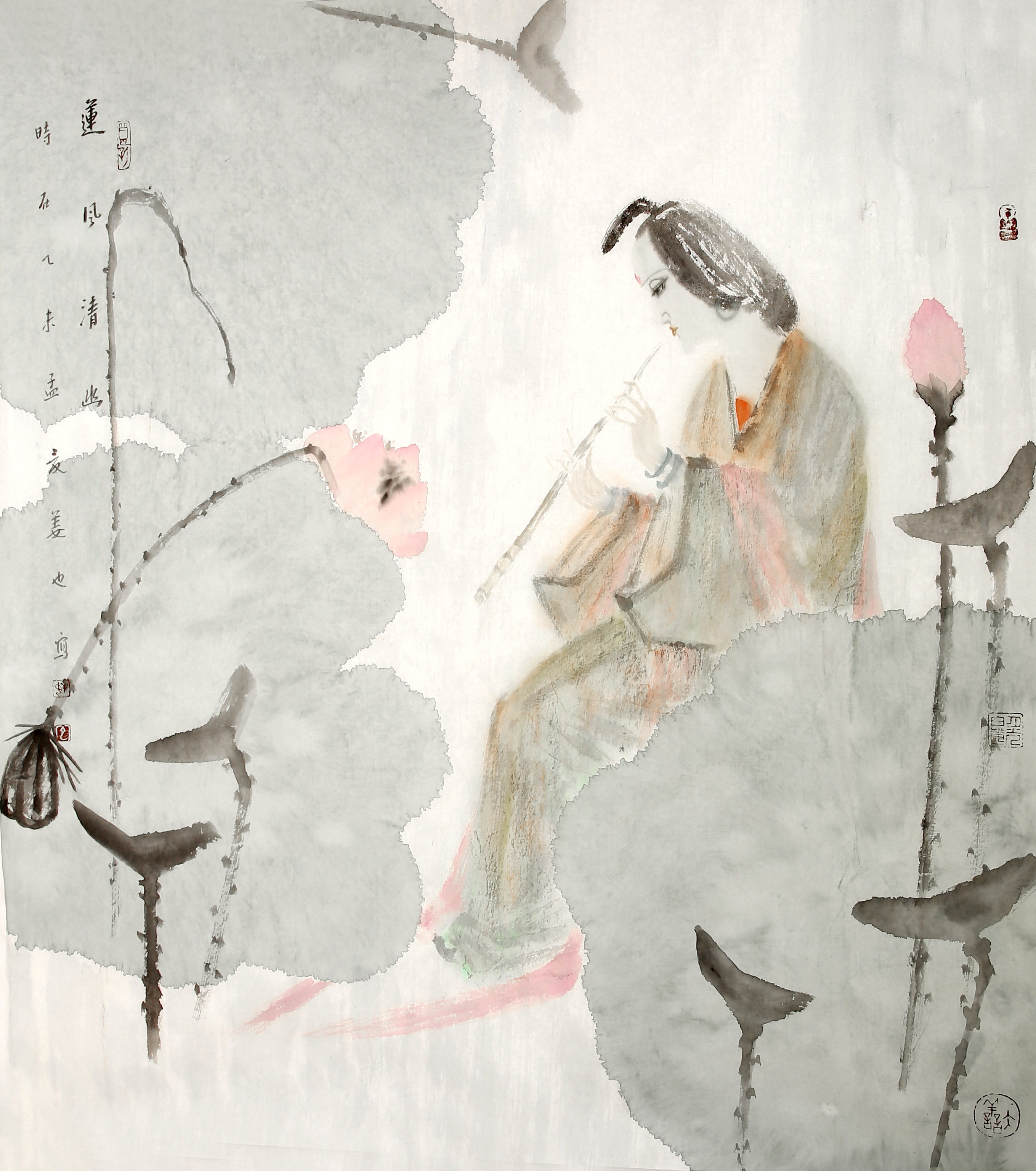 毕业于首都师范大学,曾先后师承于著名画家李世南,范曾,周韶华.