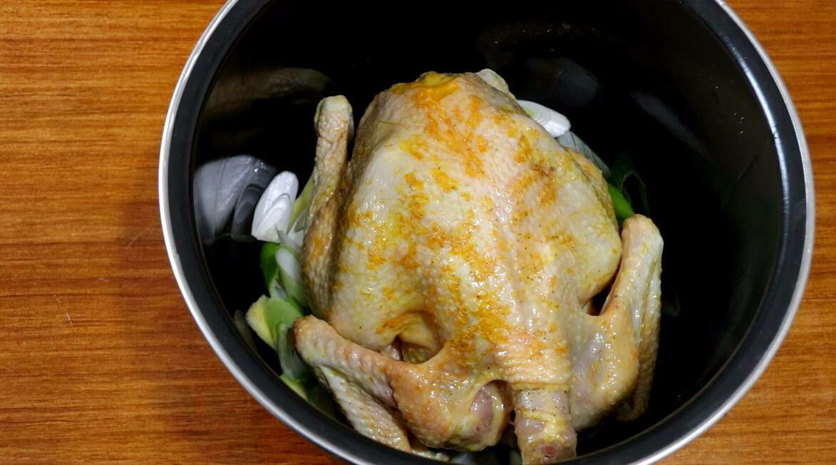 电饭煲焗鸡