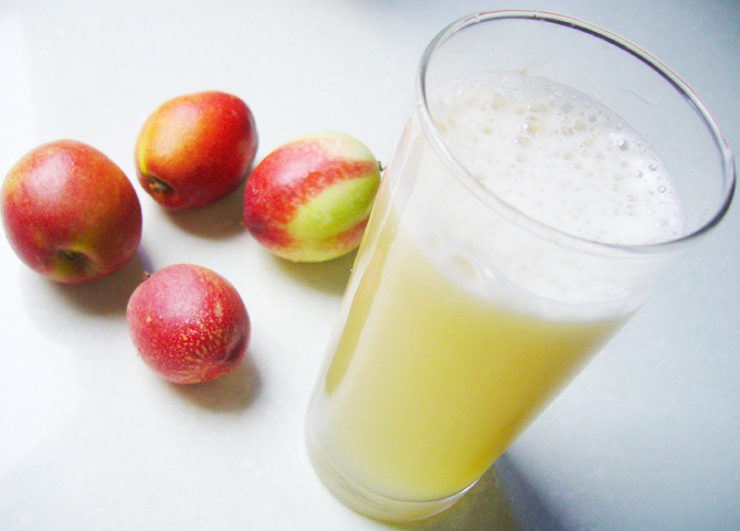 初夏甜蜜油桃汁