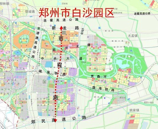 郑州市白沙园区规划