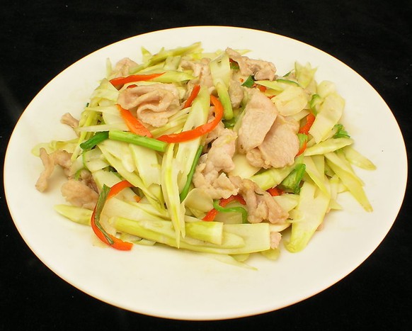 肉炒竹笋