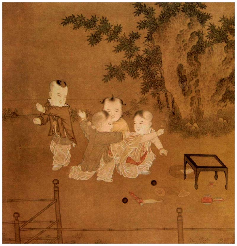 宋朝婴戏图