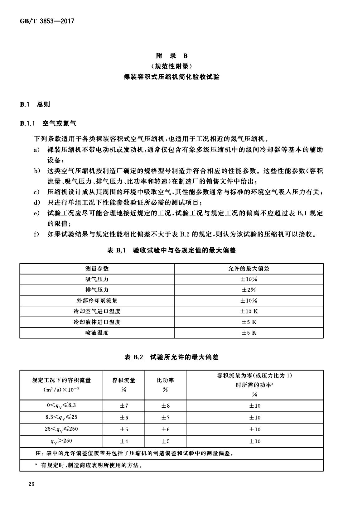  p>《容积式压缩机—验收试验》(gb/t 3853-2017)是2018年5月1日实施