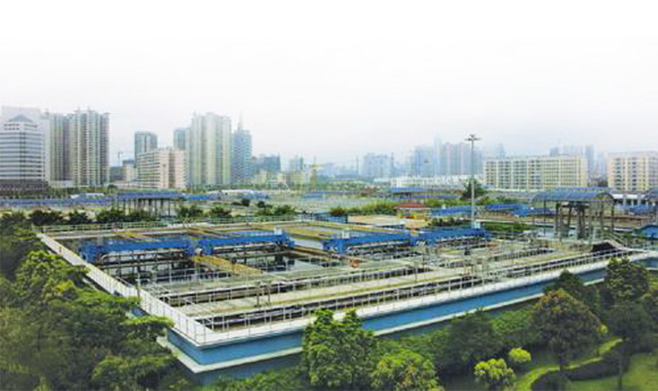  p>广州市猎德污水处理厂是广州市污水治理规划中的第二座大型现代化