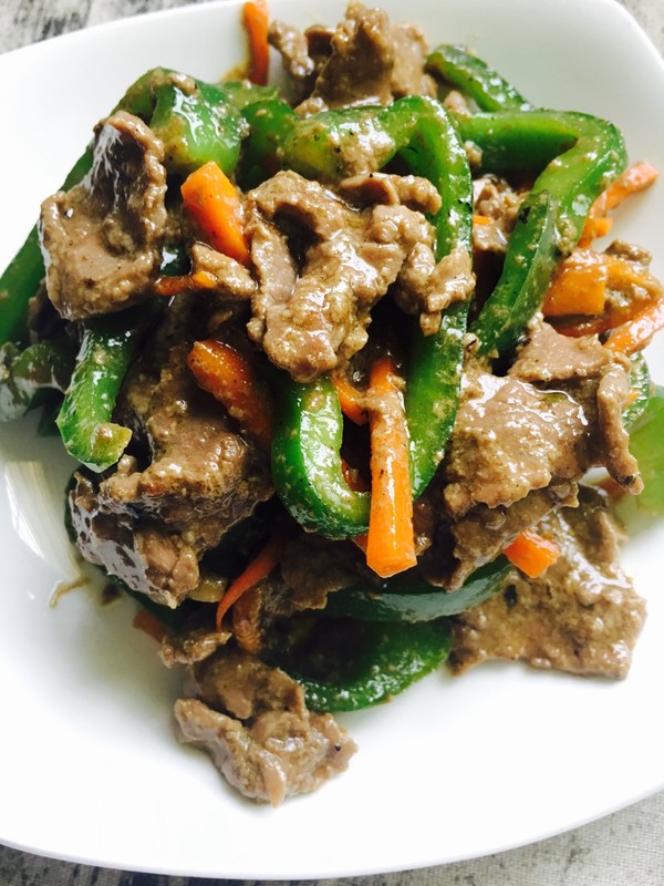 豉汁青椒炒牛肉
