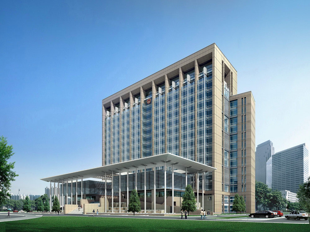 事业单位行政管理人员,业务技术人员等办公的业务用房,现代办公楼正向