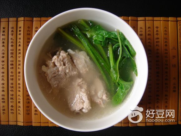 菠菜排骨汤